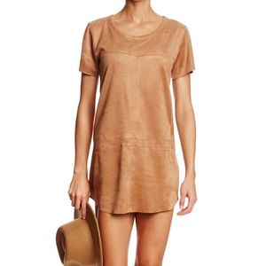 Olivaceous Suede Mini Dress Size M NWOT 🔥